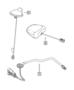 68085981AA - Electrical: Antenna Support for Mopar Image