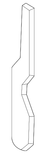 PX8F15421 - Cooling System: Radiator Side Seal for Mazda Image