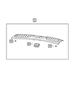 6ZP58DX9AA - Interior Trim: Liftgate Scuff Plate for Mopar Image