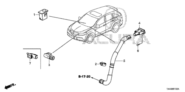 A/C Sensor for 2013 Acura RDX #0