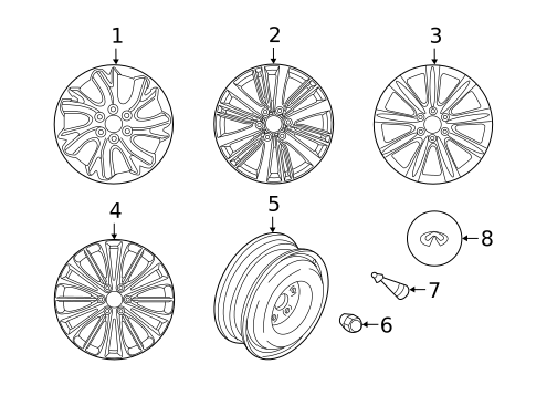 Wheels for 2020 INFINITI QX80 #0