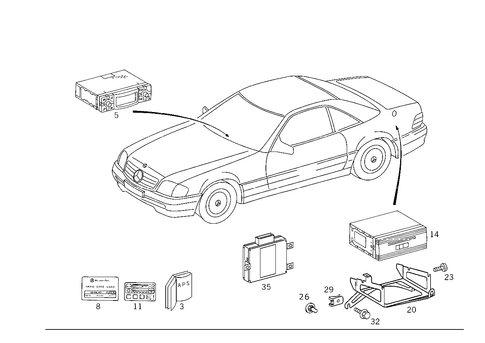 Auto Pilot System (Aps) for 1991 Mercedes-Benz 300SL #0