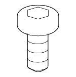 N90808201 - Electrical: Fog Lamp Assembly Screw for Porsche: Cayenne Image