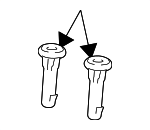 10357981 - Body: Headrest Guide for Chevrolet: Malibu | Pontiac: G6 | Saturn: Aura Image