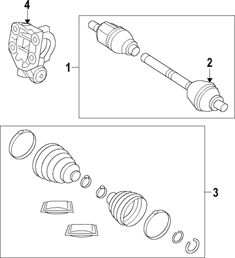 Axle Shafts & Joints for 2009 Land Rover LR2 #0