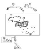 68249411AA - Engine: Make Up Air Hose for Mopar Image