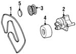 1202000370 - : Tension Pulley for Mercedes-Benz Image