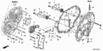 21240RBL000 - Transmission - Automatic: COVER, L. SIDE for Honda Image