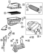 6506971AA - Fuel and Accelerator Pedal: Hex Flange Head Tapping Screw &amp; Washer for Mopar Image