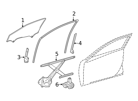 Front Door for 2025 Lexus ES300h #0