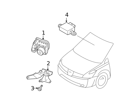 ABS Components for 2009 Nissan Quest #0