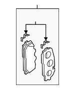 4M0698151BK - : Brake Lining for Audi: RS5, RS5 Sportback, S5, S5 Sportback Image