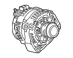 22949467 - Electrical: Alternator for Cadillac: CTS, Escalade, Escalade ESV | Chevrolet: Camaro, Silverado 1500, Suburban, Tahoe | GMC: Sierra 1500, Yukon, Yukon XL Image