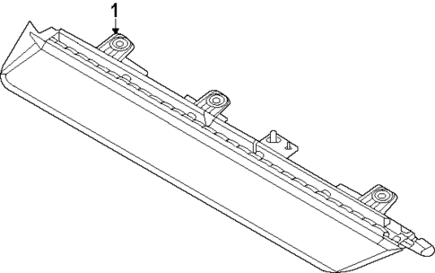 High Mounted Stop Lamp for 2025 Hyundai Sonata #0