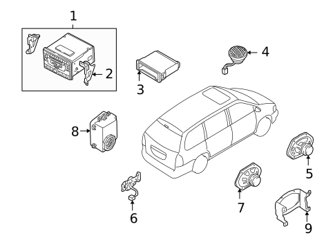 Sound System for 2001 Mazda MPV #0