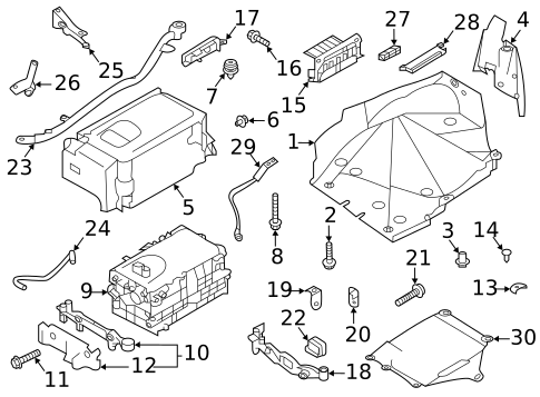 Electrical Components for 2023 Subaru Crosstrek #0