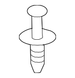 17111712963 - Cooling System: Fan Shroud Rivet for BMW: 318i, 318is, 323Ci, 323i, 323is, 325Ci, 325i, 325is, 325xi, 328Ci, 328i, 328is, 330Ci, 330i, 330xi, 525i, 528i, 530i, 540i, 740i, 740iL, 750iL, M3, M5, X3, X5, Z3, Z4, Z8 Image