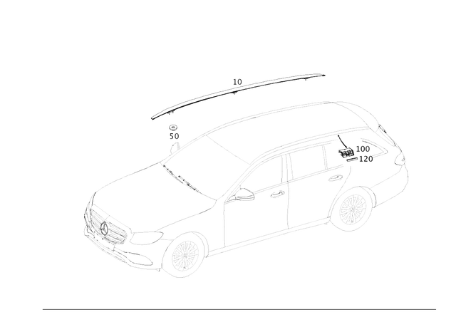 2058200311 - Case and Container: Retaining Plate for Mercedes-Benz: E53 AMG, E63 AMG S Image image