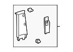 6241060190B0 - Body: Upper Center Pillar Trim for Toyota Image