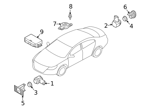 Parking Aid for 2015 Volkswagen CC #0