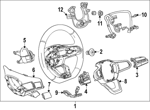 Steering Wheel & Trim for 2025 Acura ZDX #0