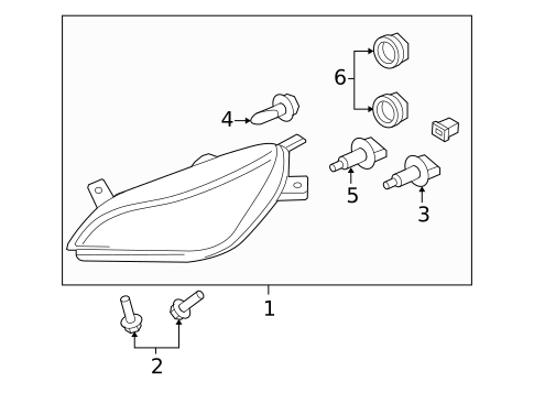 Bulbs - Chassis for 2010 Saturn Sky #0