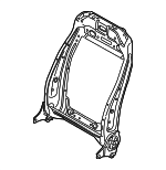 CU5Z9661018AC - Body: Seat Back Frame for Ford: Edge, Escape, Fusion, Police Responder Hybrid, SSV Plug-In Hybrid | Lincoln: MKC, MKX, MKZ, Nautilus Image
