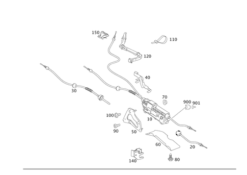 Parking Brake for 2011 Mercedes-Benz S400 #0