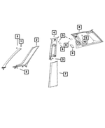68094731AA - Interior Trim: Screw for Mopar Image