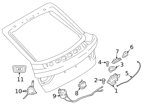 Lock & Hardware for 2019 BMW 440i xDrive Gran Coupe #2