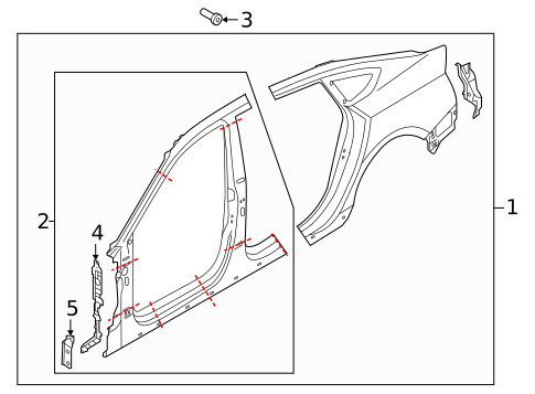 Aperture Panel for 2025 Audi A5 Sportback #0