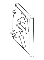 51169348580 - Body: Plate for BMW: 740e xDrive, 740i, 740i xDrive, 745e xDrive, 750i, 750i xDrive, M760i xDrive Image