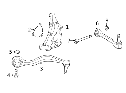 Suspension Components for 2018 Chevrolet Camaro #1