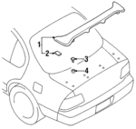 9603031U26 - Body: Spoiler for Nissan: Maxima Image