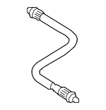 34321159882 - Brakes: Brake Hose for BMW: 318i, 318is, 325, 325e, 325es, 325i, 325is, 325iX, 525i, 525xi, 528i, 528xi, 530i, 530xi, 535i, 535xi, 545i, 550i, 645Ci, 650i, 745i, 745Li, 750i, 750Li, 760i, 760Li, Alpina B7, M3, M5, M6 Image