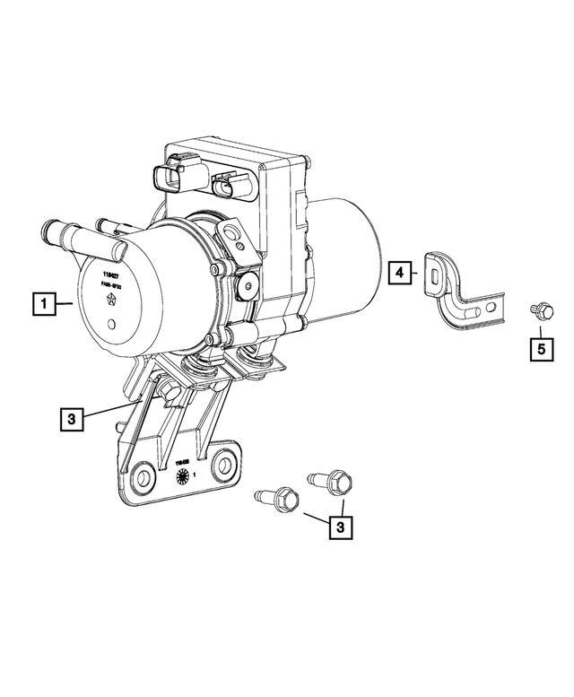 52124998AJ - Steering: Power Steering Pump for Mopar Image image