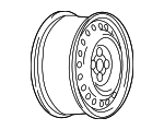 9595086 - Suspension: Wheel, Steel for Chevrolet: Cobalt | Pontiac: G5 Image