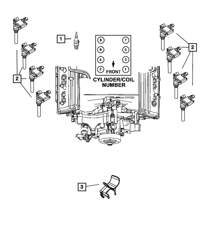 4801474AB - Electrical: Ignition Coil Bracket for Mopar Image