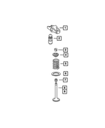 68035031AA - 3.0L Turbo Diesel; Engine: Valve Spring, Right &amp; Left for Mopar Image