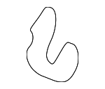 5407614 - : Headlight Washer Clip for Saab: 9-5 Image