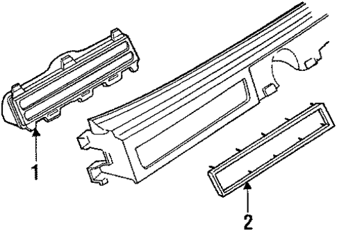 Backup Lamps for 1984 Oldsmobile 98 #0