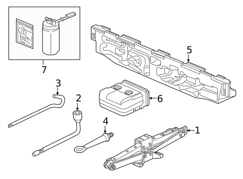 Jack & Components for 2020 Acura MDX #0