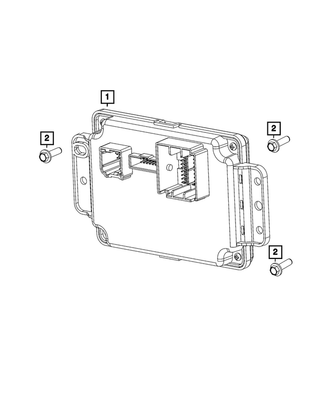 57009106AF - Electrical: A/c And Heater Module for Mopar Image