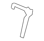 54024SHJA01 - Body: Lock Lever for Honda: Odyssey Image