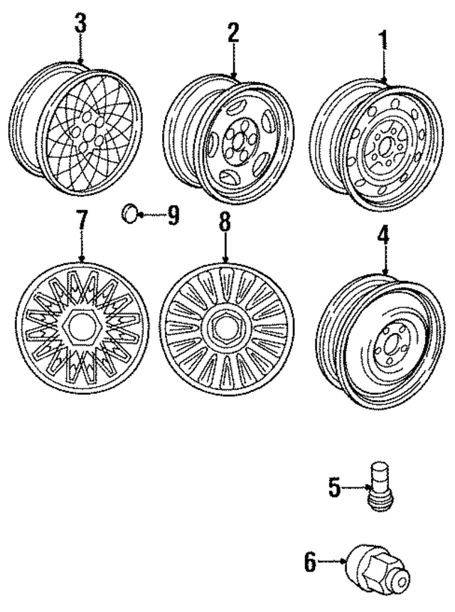 4582177 - Suspension: Wheel, Steel for Mopar Image