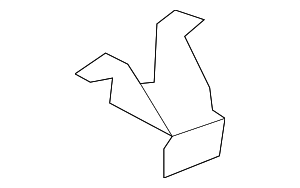 8W0802683B - Body: Battery Tray Bracket for Audi Image