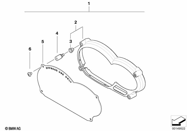 63127695770 - Protection: Set, Off-Road Driving Light Stone Guards for BMW-Motorrad Image