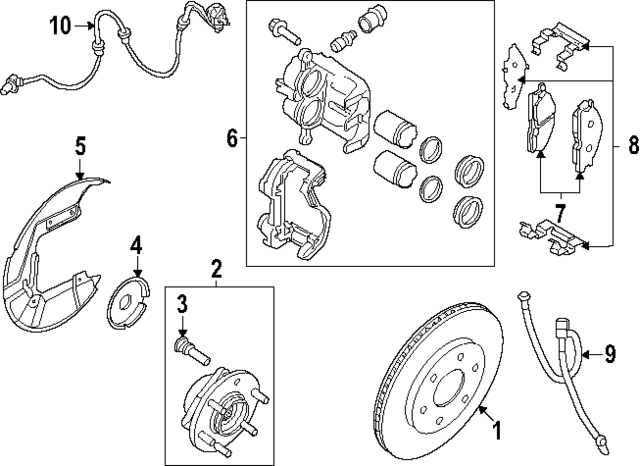 D10607JA0A - : Brake Pads for Nissan: Armada Image