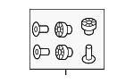 4H0698649 - Electrical: Bracket Insulator for Audi Image