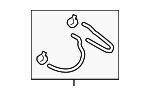 4M0616703 - Electrical: Air Hose for Audi Image